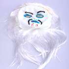 Halloween White Hair Witch Mask Terrible Vampire  