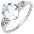 Sterling Silver Crystal and White Topaz 2.51ct TGW Ring Today 