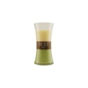 Scented Candle GLASS DUET FRAGRANCED CANDLE. 21 OZ   BURNS APPROX. 120 