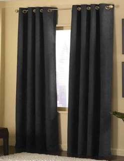   Solid Micro suede Curtain Window Covering Panel New Each Panel 54X84