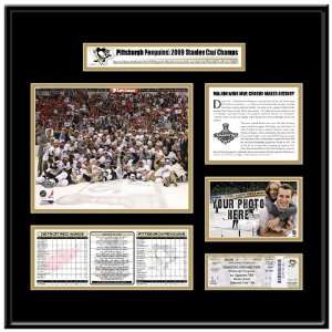   2009 Stanley Cup Ticket Frame   Pittsburgh Penguins