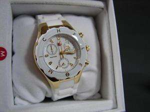 Michele Tahitian Jelly Bean White Gold Watch New MWW12D000011  