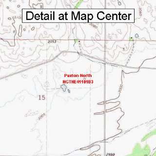   Map   Paxton North, Nebraska (Folded/Waterproof)