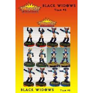 Black Widows Fantasy Football Miniatures Team #3 Toys 