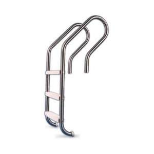 Stainless Steel Coping Mount Ladder w/Plastic Treads 
