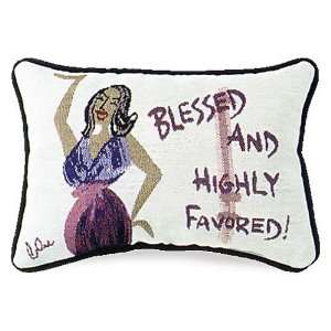  BLESSED & HIGHLY FAVORED PILLOW   30 %Off