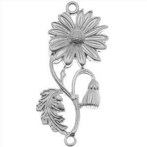   Mum Flower Facing Right Pendant Link 41.7mm (1) Arts, Crafts & Sewing