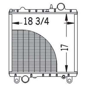  New Radiator AL67563 Fits JD 1850,1950,1950N,2155,2355N 