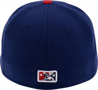 Chattanooga Lookouts Blue/Red On Field Authentic 5950 Fitted Hat 