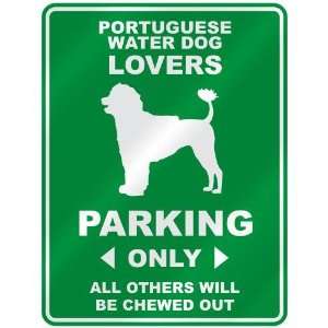   PORTUGUESE WATER DOG LOVERS PARKING ONLY  PARKING SIGN DOG 