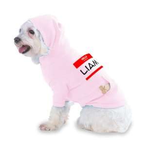  HELLO my name is LIAM Hooded (Hoody) T Shirt with pocket 