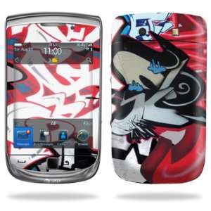   Cover for AT&T Blackberry Torch Cell Phone Sticker Skins Graffiti Mash