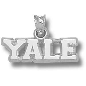  Yale University Block Yale 1/4 Pendant (Silver) Sports 
