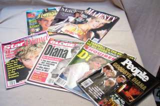 Vintage Princess Diana Magazines Life Death Memories  