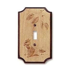   switch plates   lodge living chipmunk switchplate