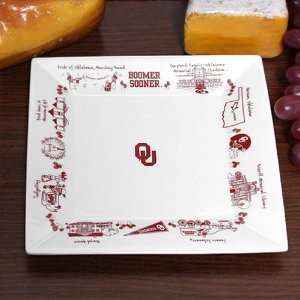  Oklahoma Sooners Small Square Platter