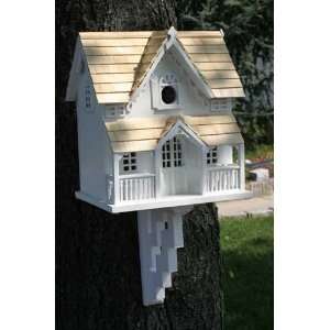  Gingerbread Cottage   Birdhouse with Removable Back Wall 