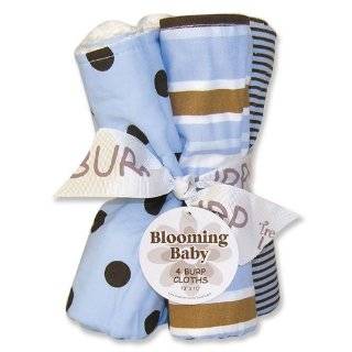 Trend Lab Max Blooming Bouquet Burp Cloths, Set of 4