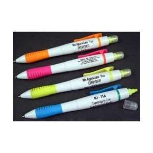  Imprinted Plastic Double Sided Pen/Highlighter(Pack Of 400 