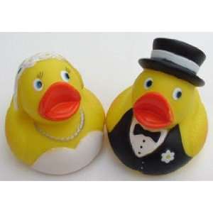  Bride and Groom Wedding Rubber Duckys 