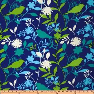  54 Wide Richloom Solarium Outdoor Birdie Azure Fabric By 