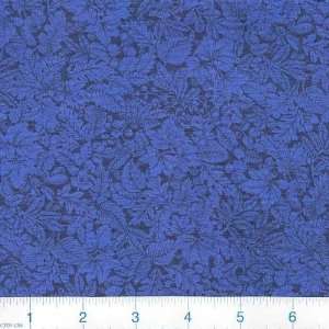  45 Wide Bountiful Harvest Leaves Royal Fabric By The 