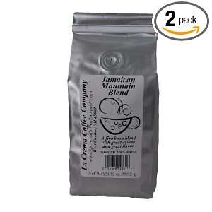 La Crema Coffee Jamaican Mountain Blend, 12 Ounce Packages (Pack of 2 