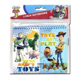  2pk Toy Story 3 Spiral 3x5 Memo Pad in Poly Bag Office 