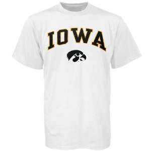  Iowa Hawkeyes White Bare Essentials T shirt Sports 