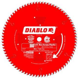Freud D1080N Diablo 10 Inch 80 Tooth TCG Non Ferrous Metal and Plastic 