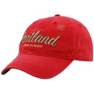  adidas Portland Trail Blazers Red Alternate Slouch Hat 