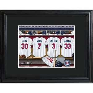  Minnesota Twins Personalized Clubhouse Print with Frame 