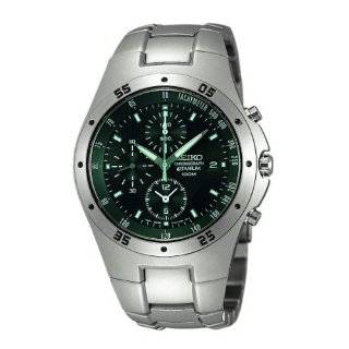 Seiko Mens SE SND419 Titanium Dark Grey Dial Watch