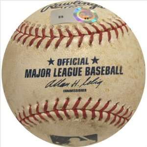  Indians at Red Sox 10 04 2009 Game Used Baseball (MLB Auth 