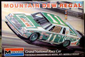 Monogram #11 Darrell Waltrip 1981 82 Mountain Dew Buick Regal  
