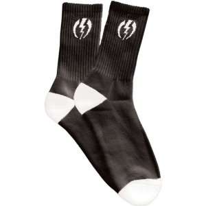 Electric Volt Mens Sportswear Socks   Black / Size 9 12 (3 pack)