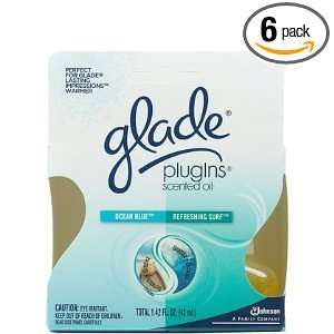 Glade Plug In Scented Oil, Ocean Blue and Refreshing Surf, 1.42 Ounce 