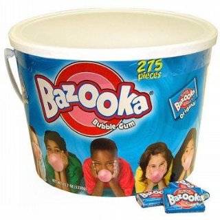 Bazooka Bubble Gum   Original 275 Pieces Grocery & Gourmet Food