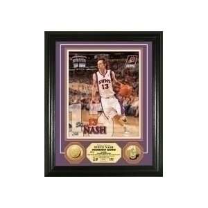 Phoenix Suns Steve Nash 24KT Gold Coin Photo Mint Sports 