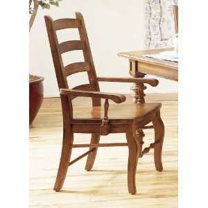 America Vintage Oak Ladderback Dining Arm Chair   VIN VO 2 46 K 