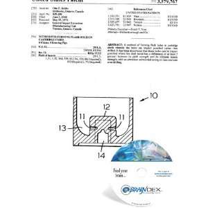 NEW Patent CD for METHOD FOR FORMING FLASH HOLES IN CARTRIDGE CASES