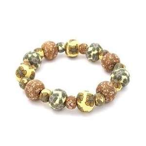  Michelle Collection Large Bead Bracelet All Clay 