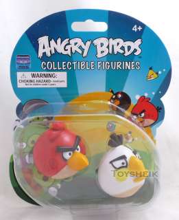 Angry Birds Figurines Red & White Commonwealth 10514 022286910514 