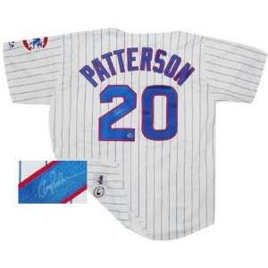 Corey Patterson Chicago Cubs Autographed Majestic Athletic Replica 