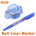 Golf Ball Line Liner Marker Pen Template Alignment Marks Tool  