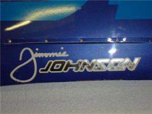 Jimmie Johnson Signed Excedrin PM Race Used Sheetmetal  