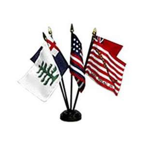  Style 2 Colonial Miniature Flag Kit 4 in. x 6 in. flag 
