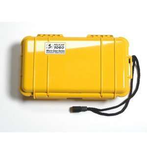 Pelican 1060 Yellow Micro Case with Yellow Lid and 