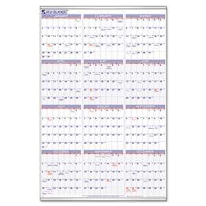  AT A GLANCE Yearly Wall Calendar AAGPM12 28 Office 