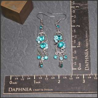 daphnea crystal new unique hook earrings FE211912  